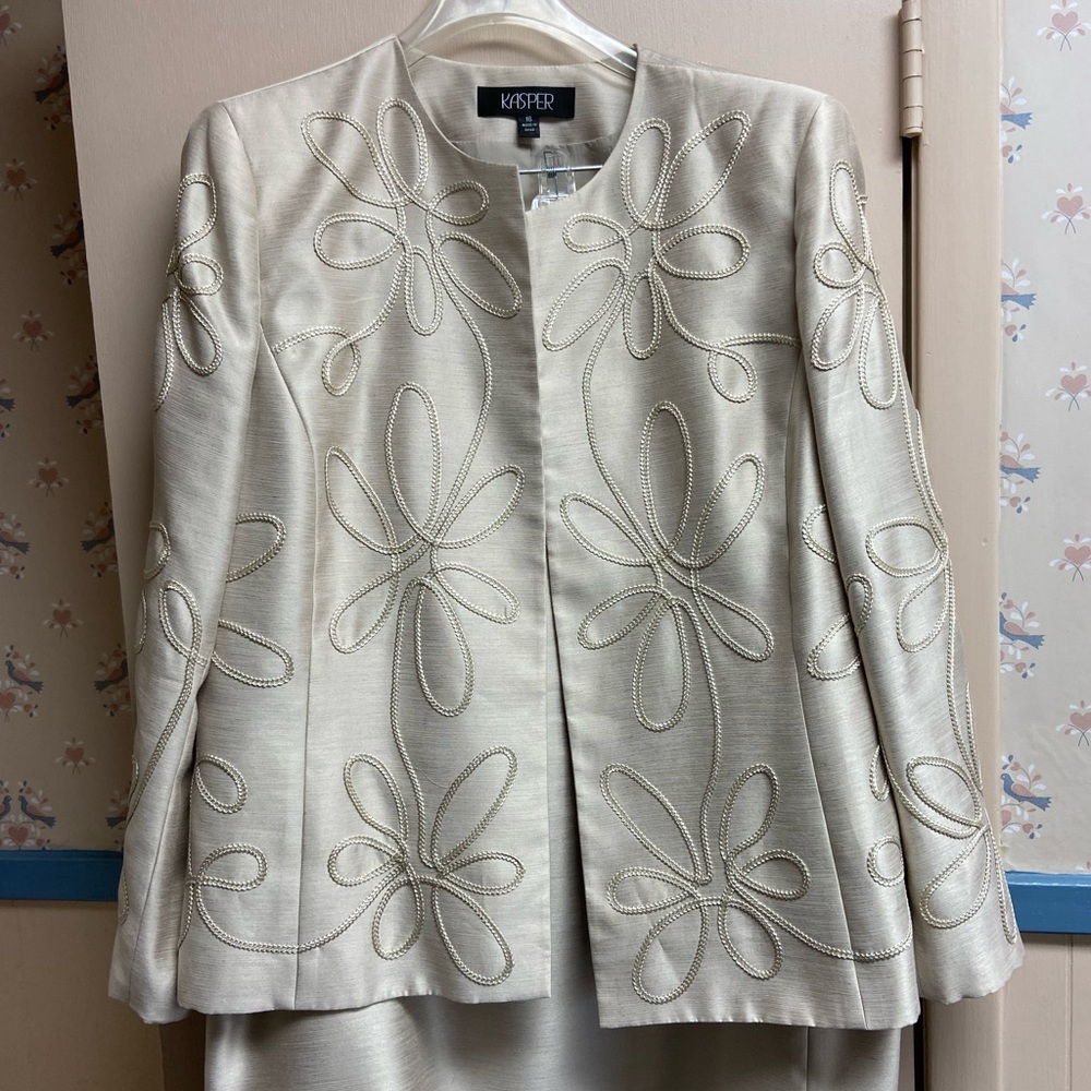 Kasper three piece suit